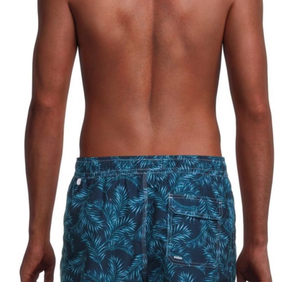 New With Tags Slate & Stone Cabo Swim Short, Palm Leaf. XL - Picture 2 of 4